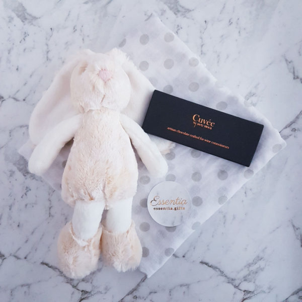 Personalised Gift Baby Cuvee Choc Bunny Essentia