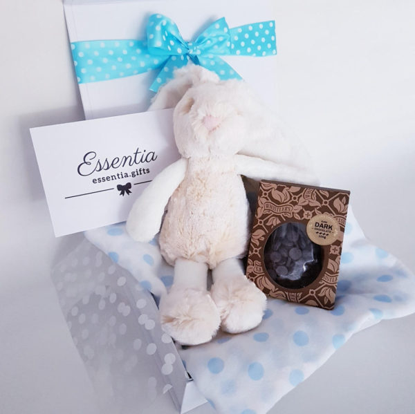 Personalised Gift Box Baby Choc Buds Bunny Essentia